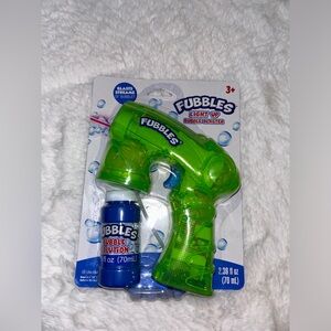 Brand New and Never Used Fubbles Light Up Bubble Blaster For Kids